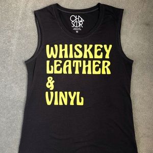 Chaser Sleeveless T WHISKEY LEATHER & VINYL szMED